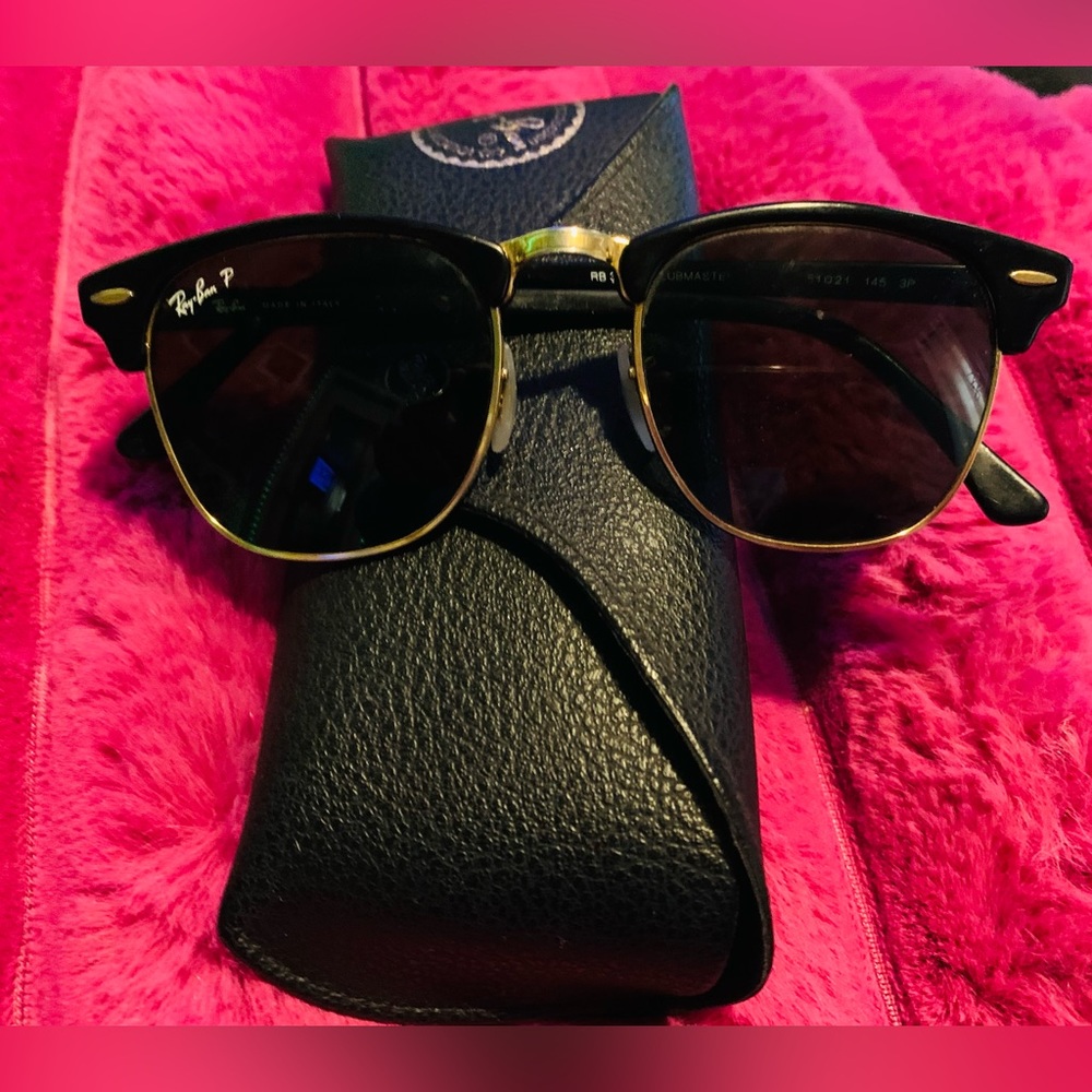 RAYBAN polarized club master unisex glasses